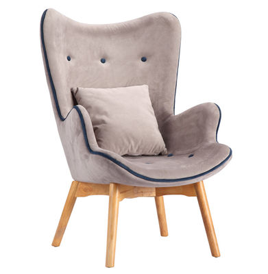 Modern Living Room Replica Dining Chairs Covered Multi - Density Foam With Footrest