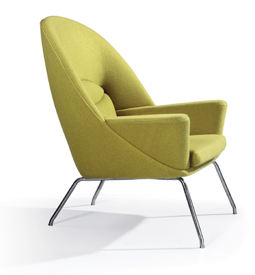 Durable Modern Sitting Chairs Soft Fabric Upholstered For Relaxation
