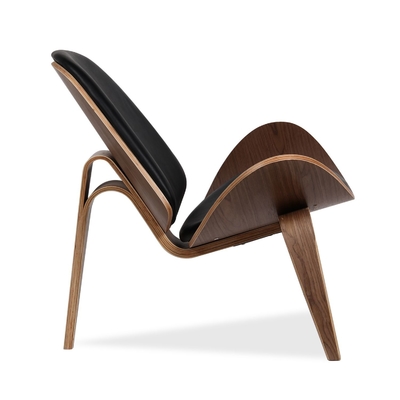 Genuine Leather Hans Wegner Dining Chairs Mid Century Modern Furniture